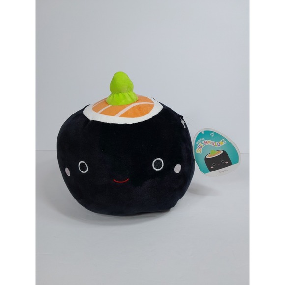 Kellytoy Other - SQUISHMALLOW 5.5" SHOZO THE BLACK SUSHI ROLL Food Plush Stuffed Animal KELLYTOY
